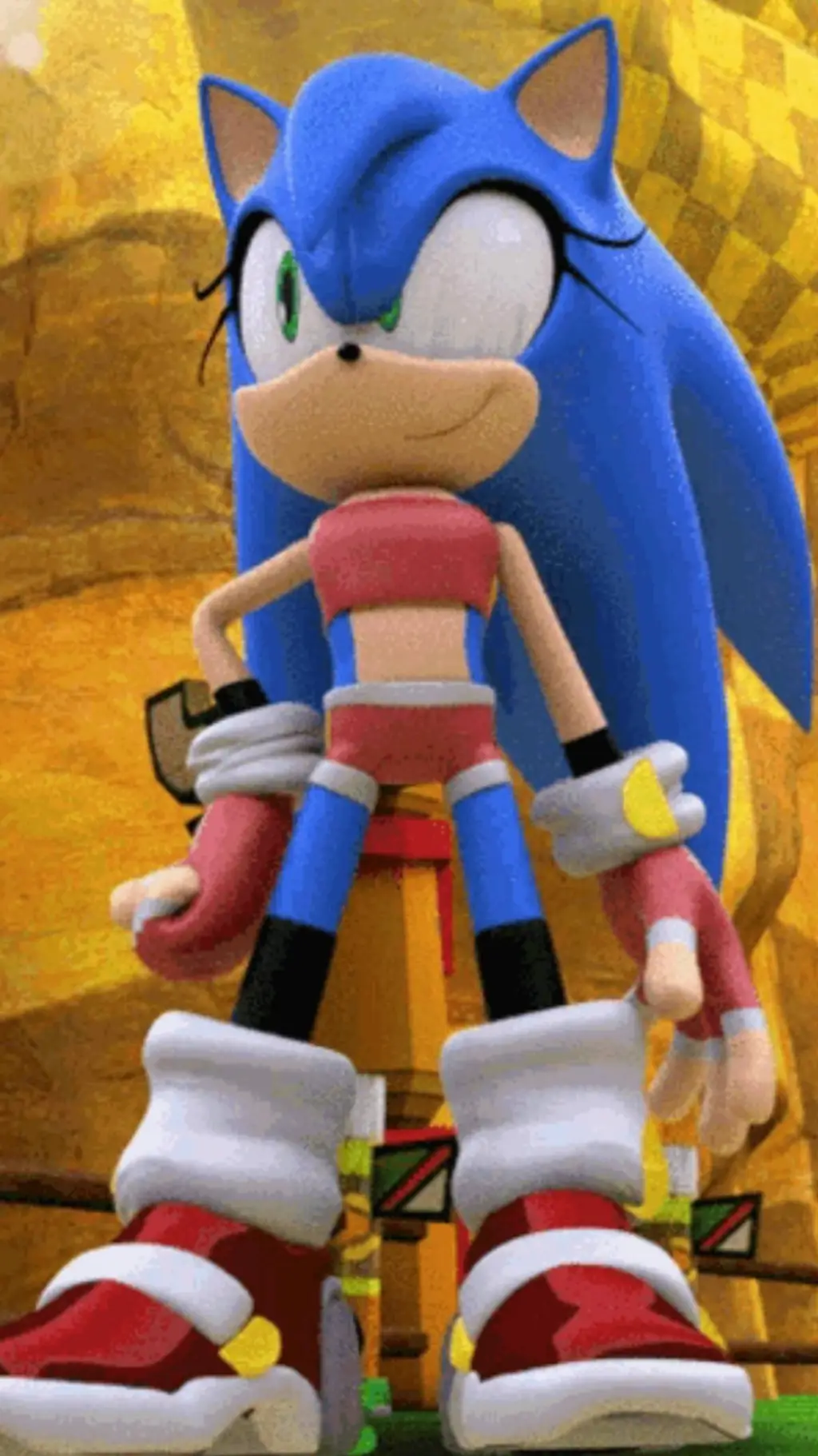 ai character: sonica background