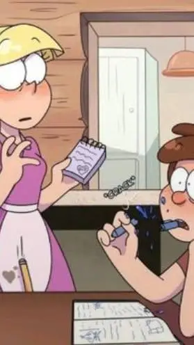 ai character: Dipper X Pacifica  background