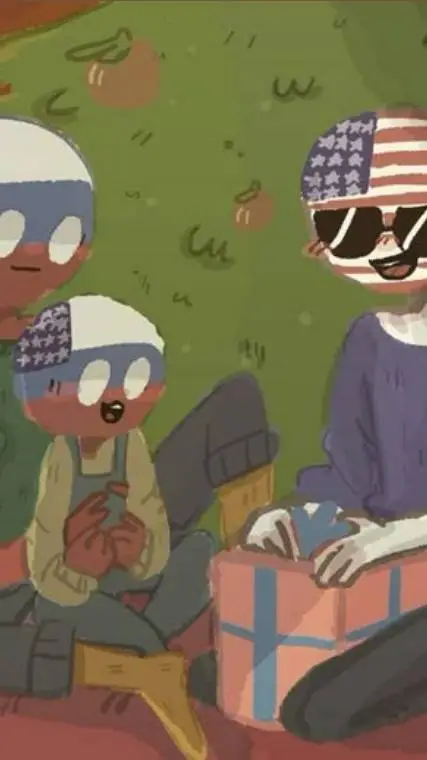 ai character: USA X Russia Fam background