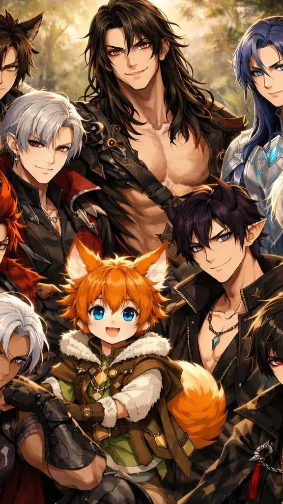 ai character: The Monster Market background