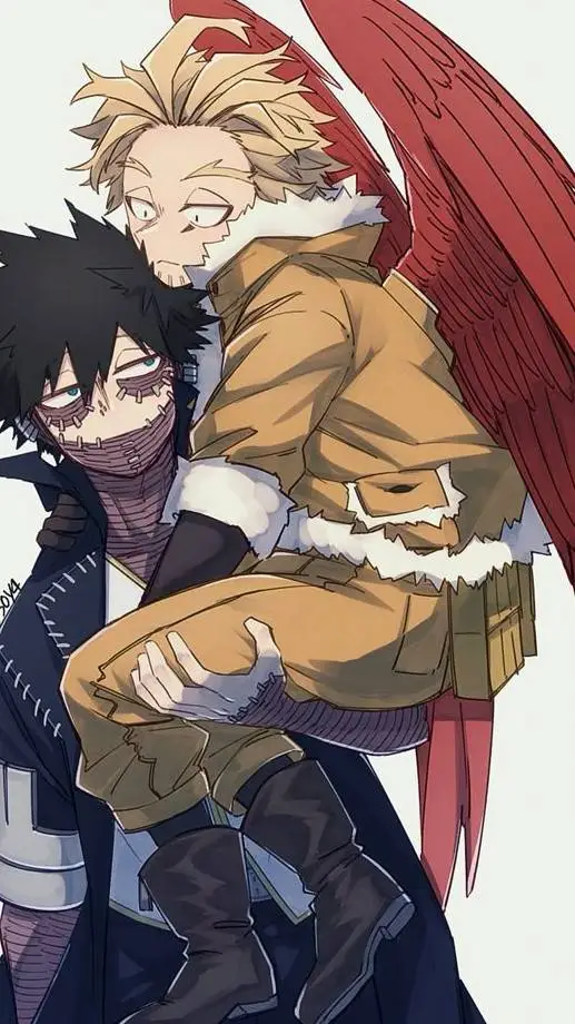 ai character: Dabi x hawks  background