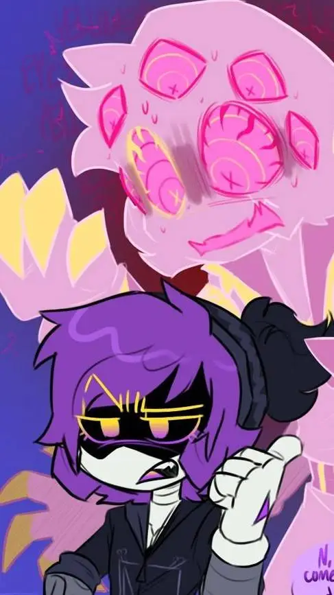 ai character: PANIC AU DIFERENTE background