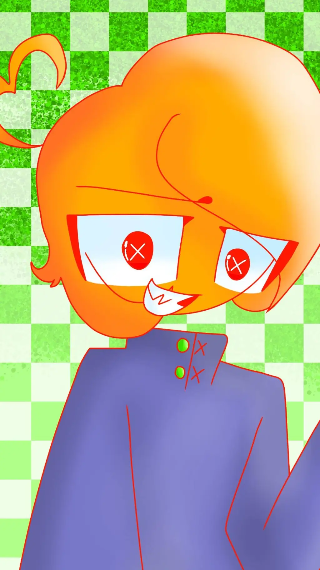 ai character: 💚←𝙹𝚊𝚜𝚙𝚎𝚛→🧡 background