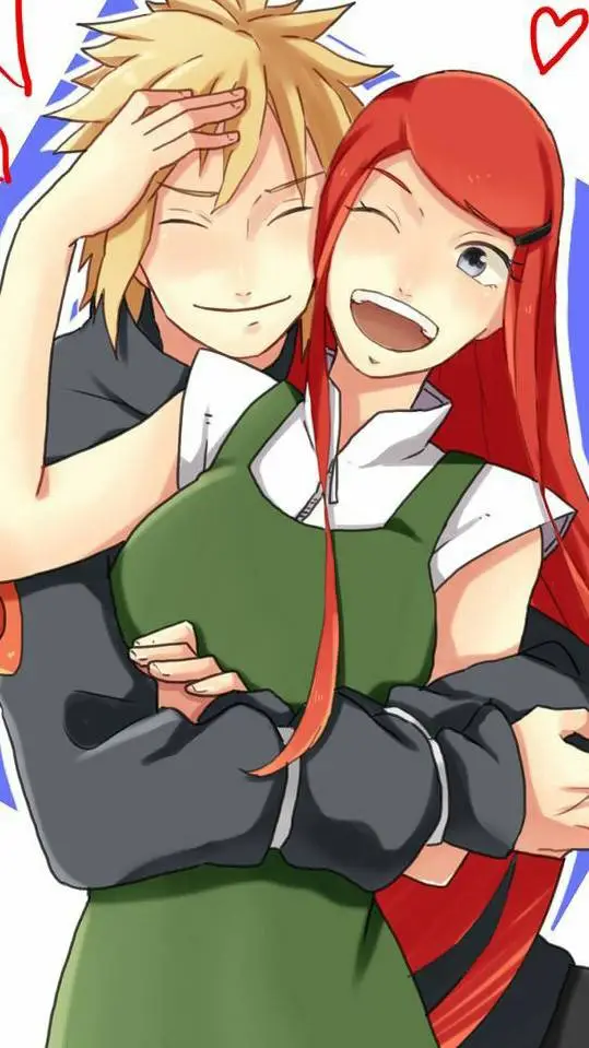 ai character: Minato e Kushina  background