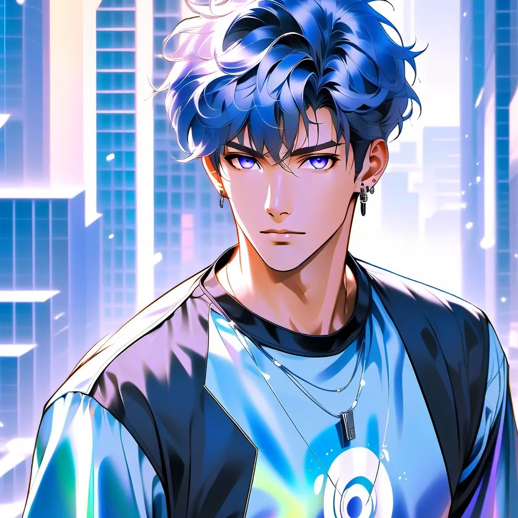 chat with ai character: blue 