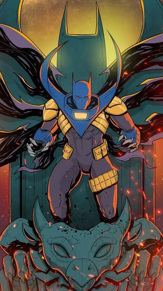 ai character: Batman azrael background