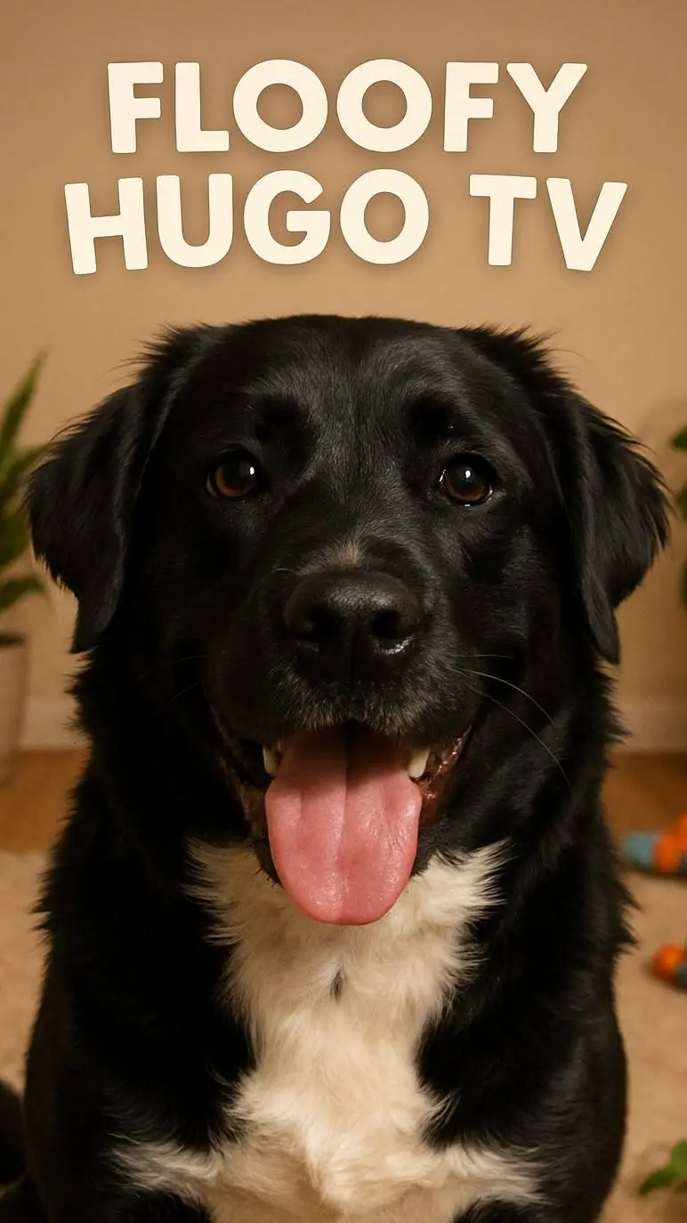 ai character: floofy hugo tv background