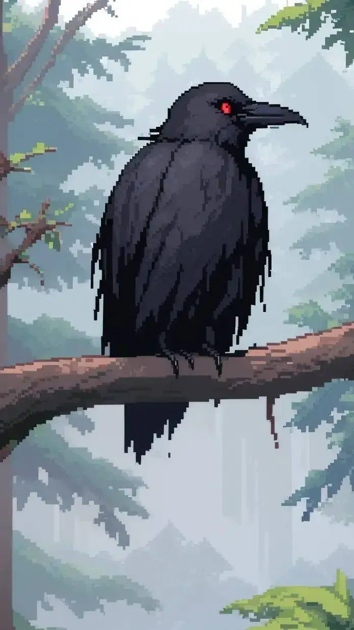 ai character: Ворон background