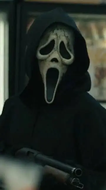 ai character: Ghostface 😍🙏 background