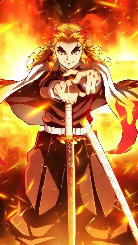 ai character: Rengoku  background