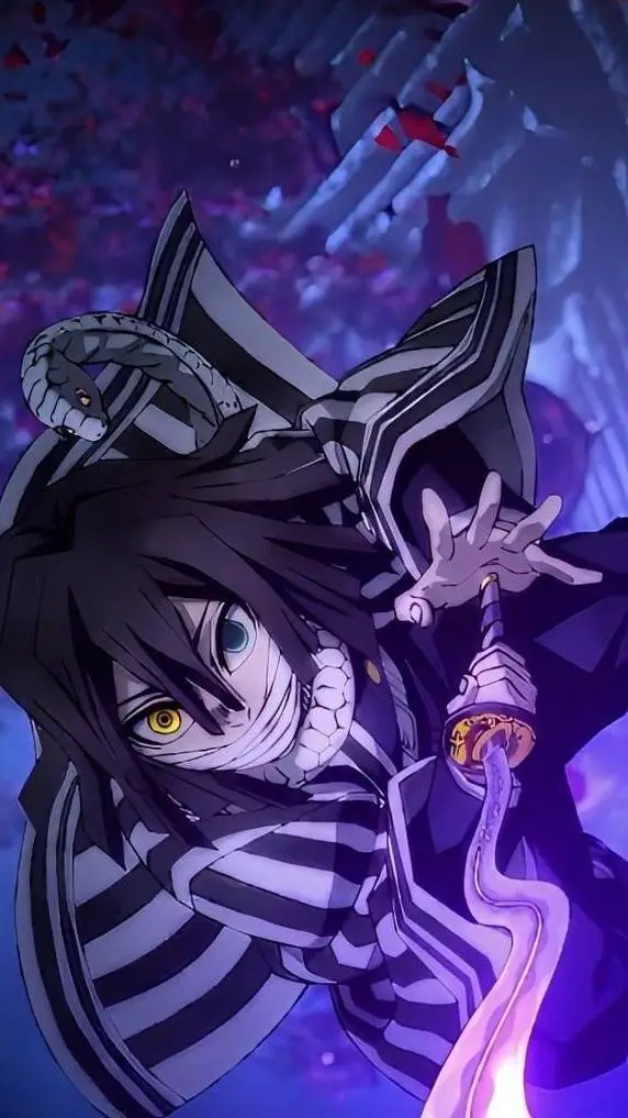 ai character: Obanai iguro  background