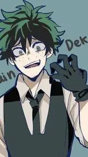 ai character: MhaVillain Deku/2 background