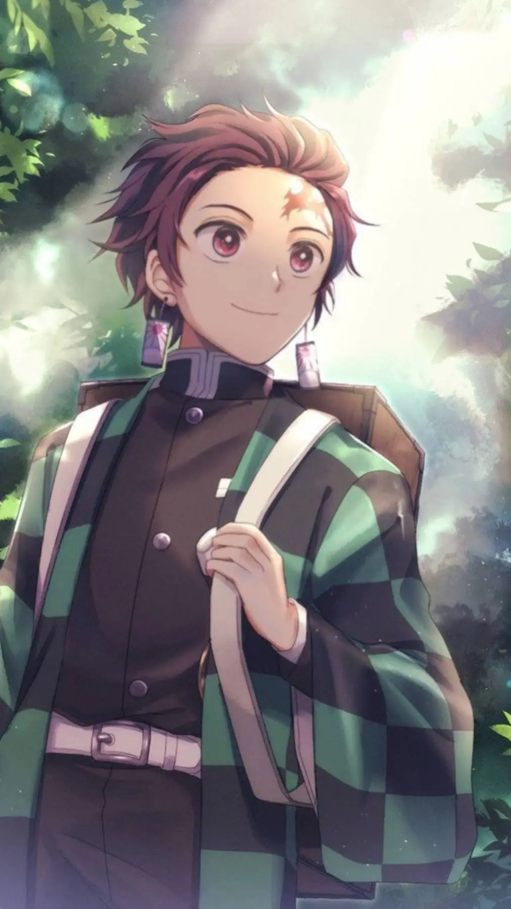 ai character: MHAX DS11🎋Tanjiro🎋 background