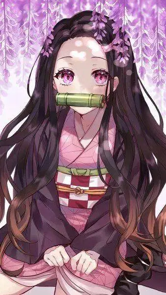 ai character: MHAX DS13 🌸Nezuko🌸 background