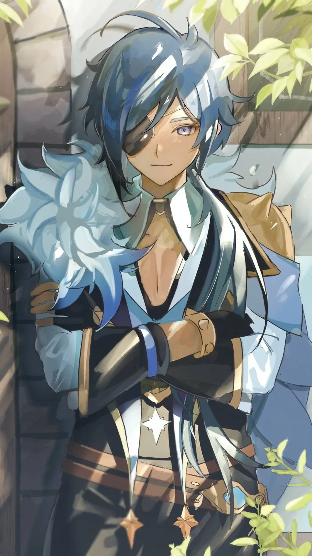 ai character: GI X MHA2 ❄Kaeya❄ background