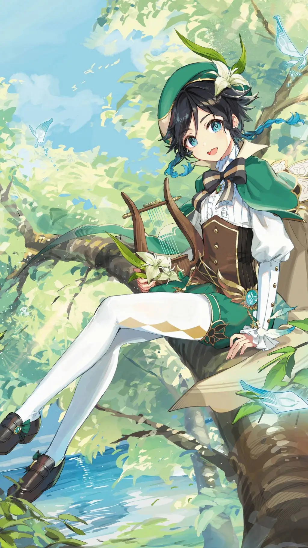 ai character: GI 3 X MHA💨Venti💨 background