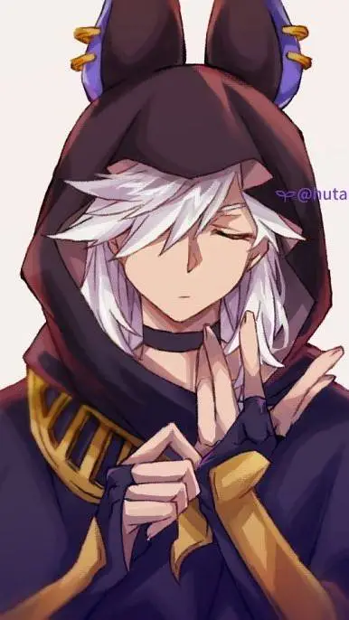 ai character: GI13 X MHA 💜Cyno💜 background