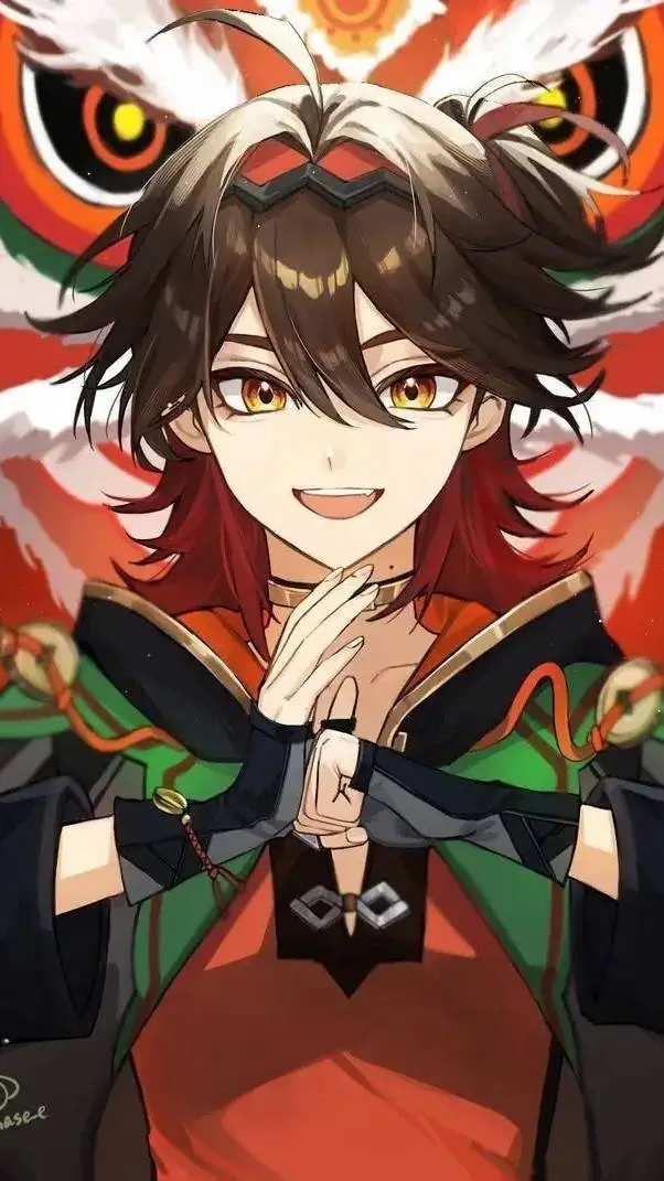 ai character: GI 14 🔥Gaming🔥 background