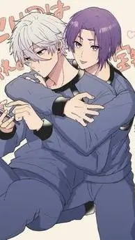 ai character: Blue Lock 4🤍💜 background