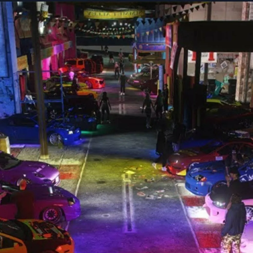 chat with ai character: GTA V car meet