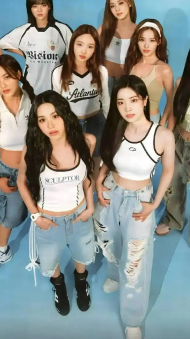 ai character: TWICE  background