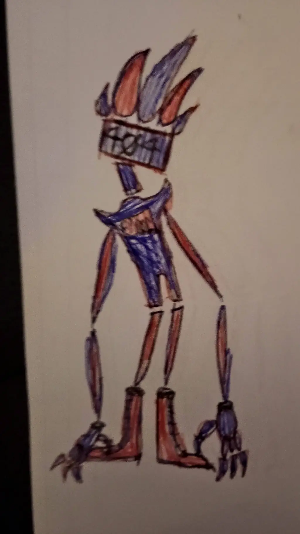 ai character: Survive my EXE background