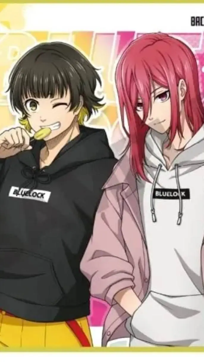 ai character: Bachira e Chigir🐝🐆 background