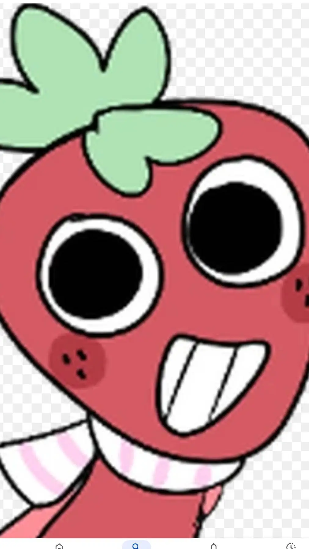 ai character: VERY FREAKY SPROUT background