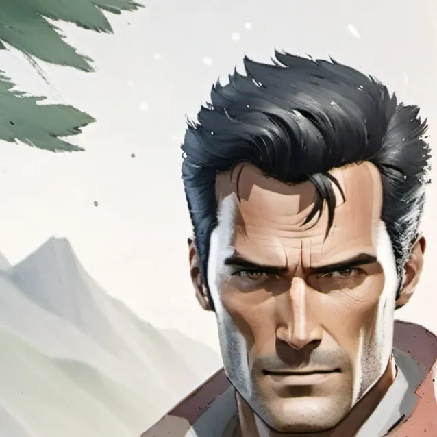 chat with ai character: Ash contra el mal