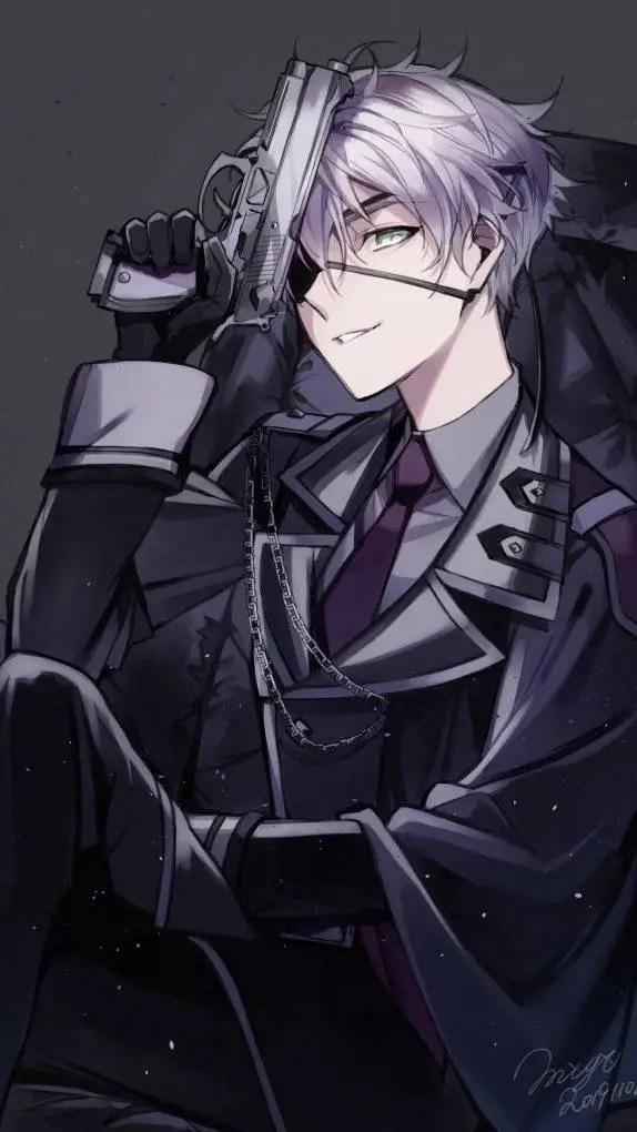 ai character: klein background