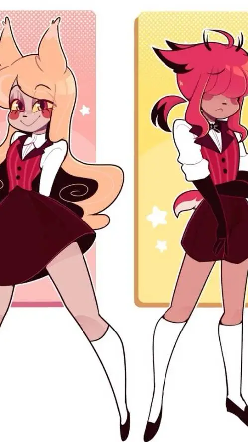 ai character: radioapple❤ background