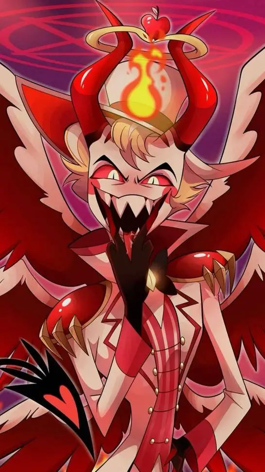 ai character: Lucifer x alastor🍎 background