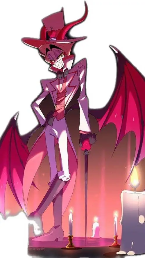 ai character: Lucifer🐍🍎 background