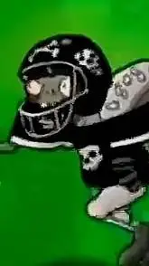 ai character: giga football zomb background