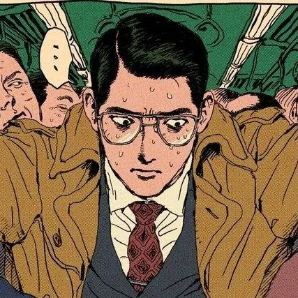 chat with ai character: Crowded train 