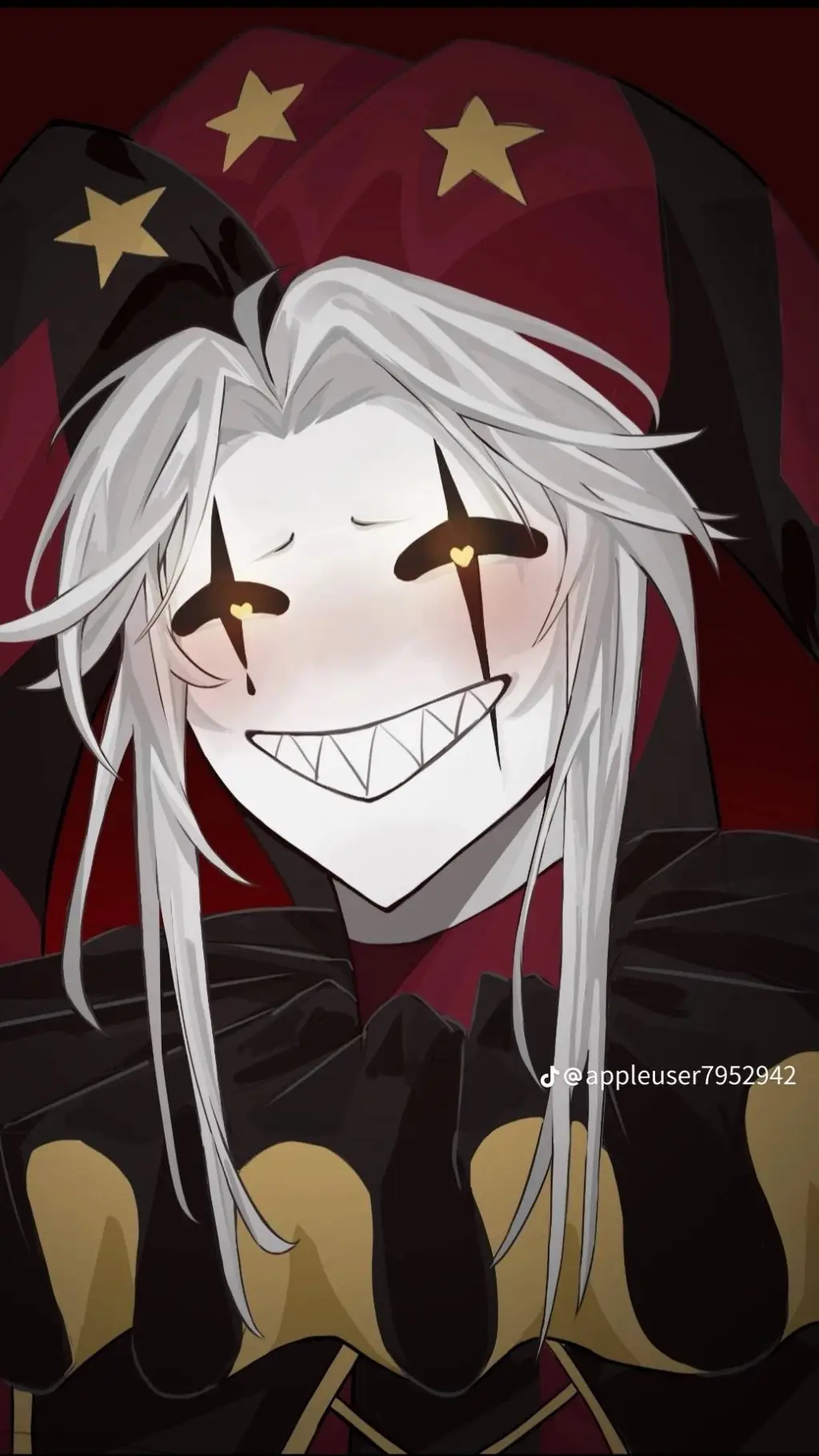 ai character: Pierrot  background