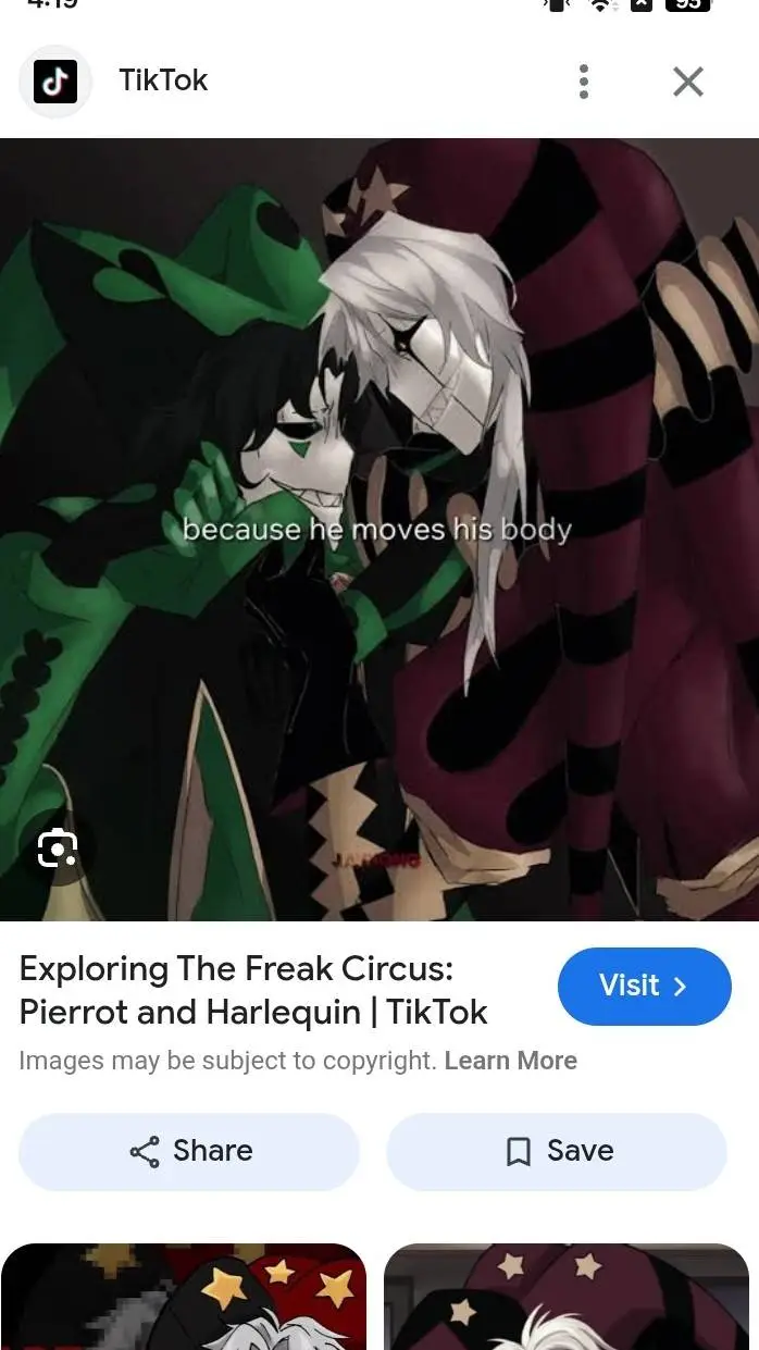 ai character: pierrot & Harlequi background