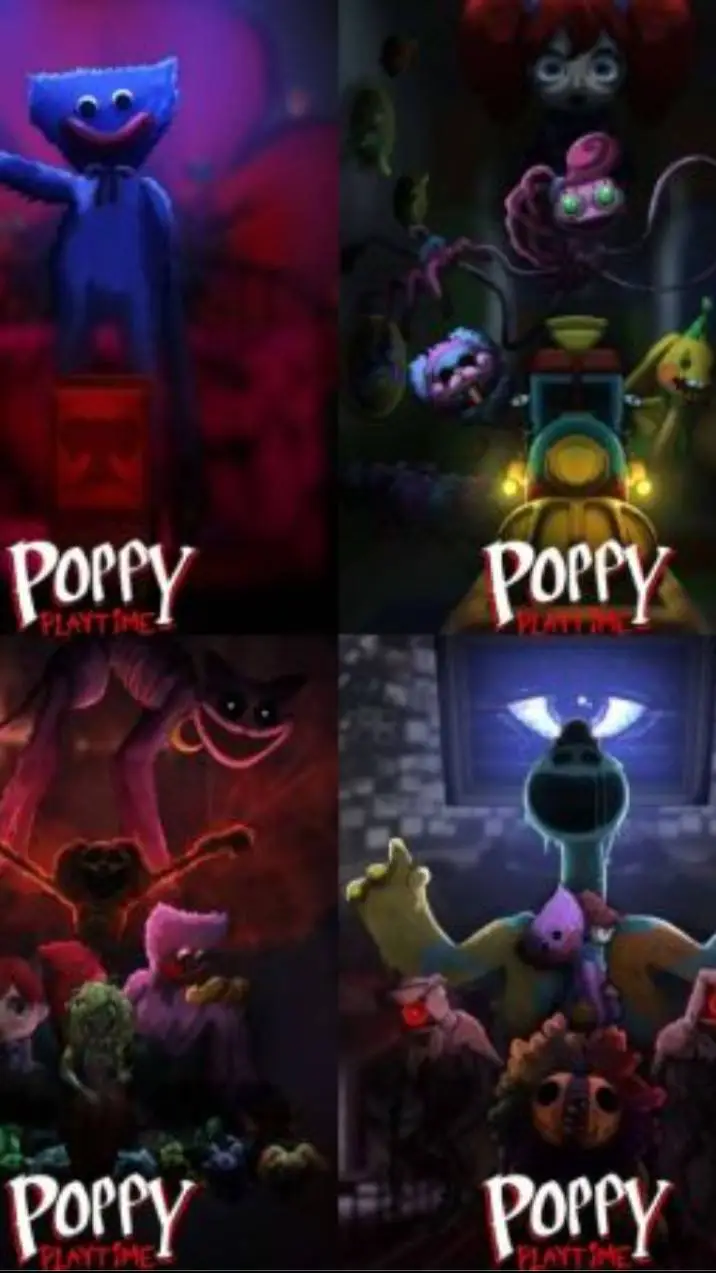 ai character: Poppy Playtime background