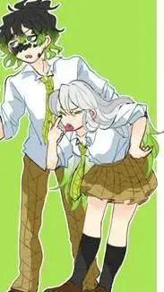 ai character: Gyutaro  background