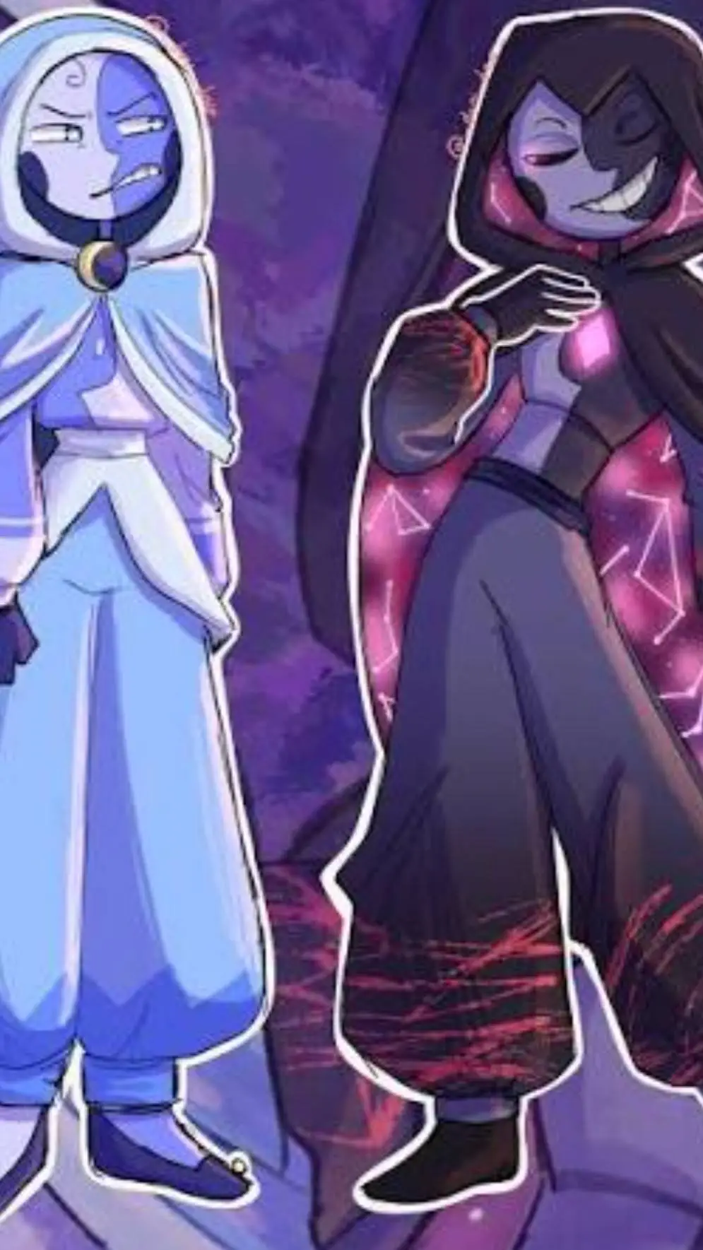 ai character: Cosmo and Titan background