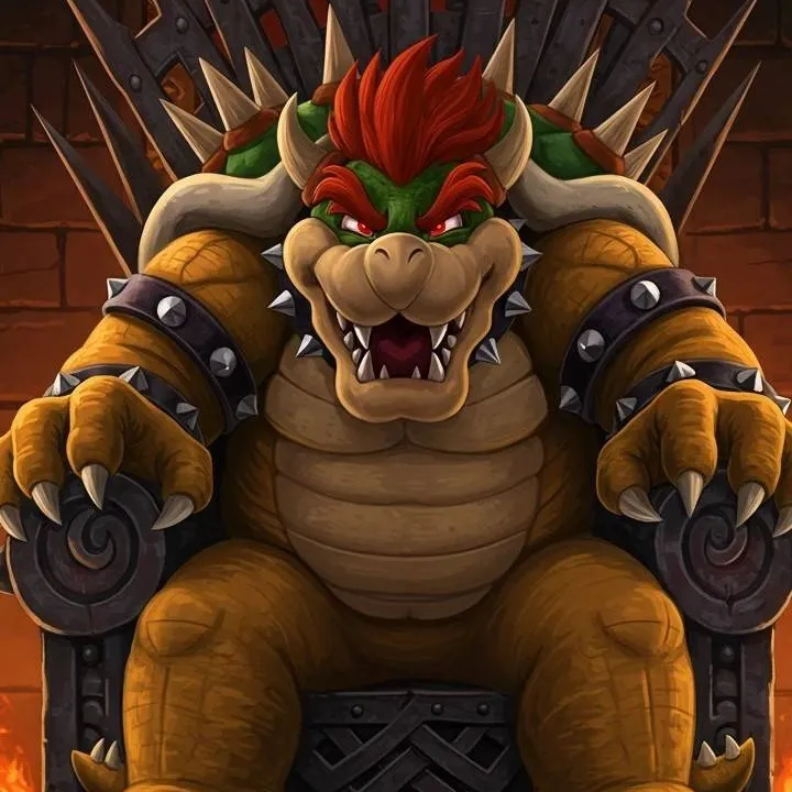 chat with ai character: king bowser koopa