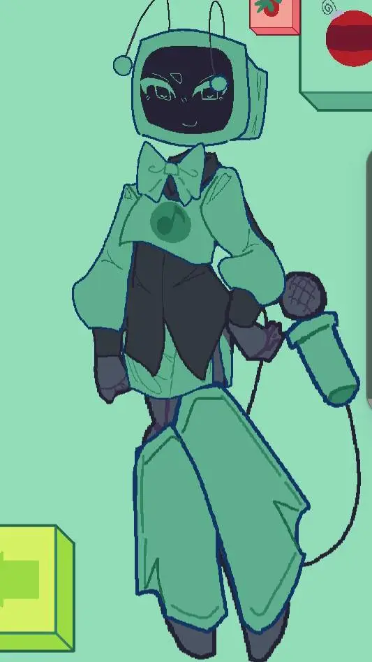 ai character: Vee background