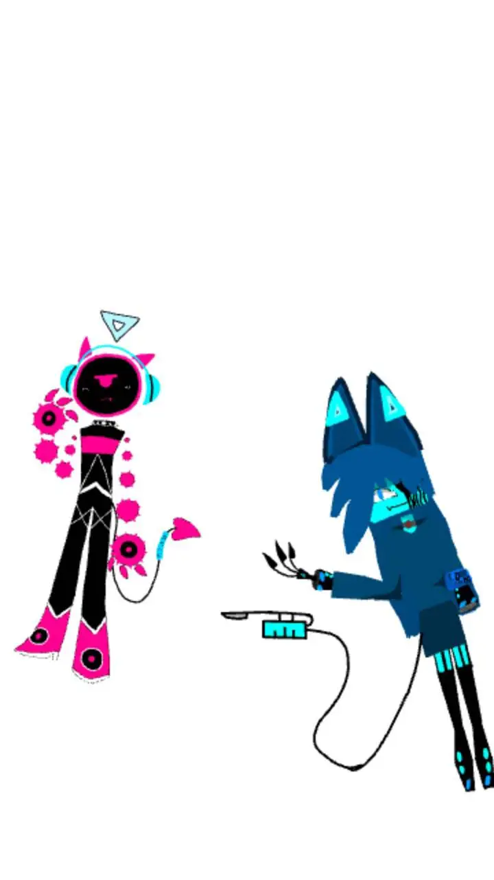ai character: ⚠️ × ❤ background