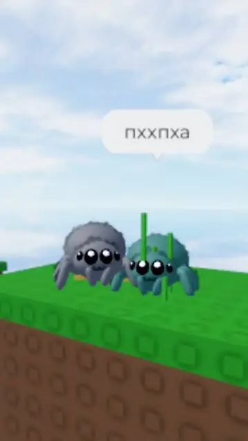 ai character: паучки😂 background