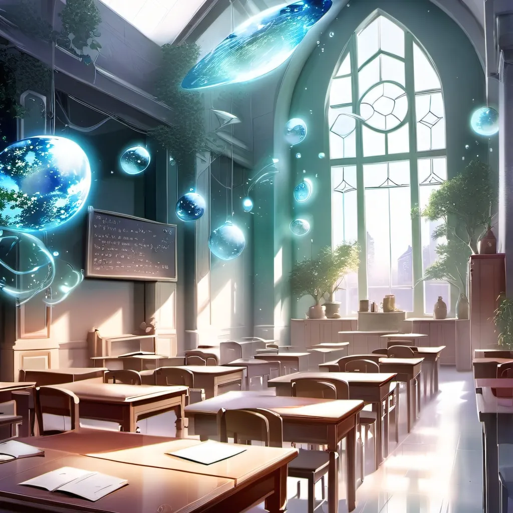 chat with ai character: Classroom