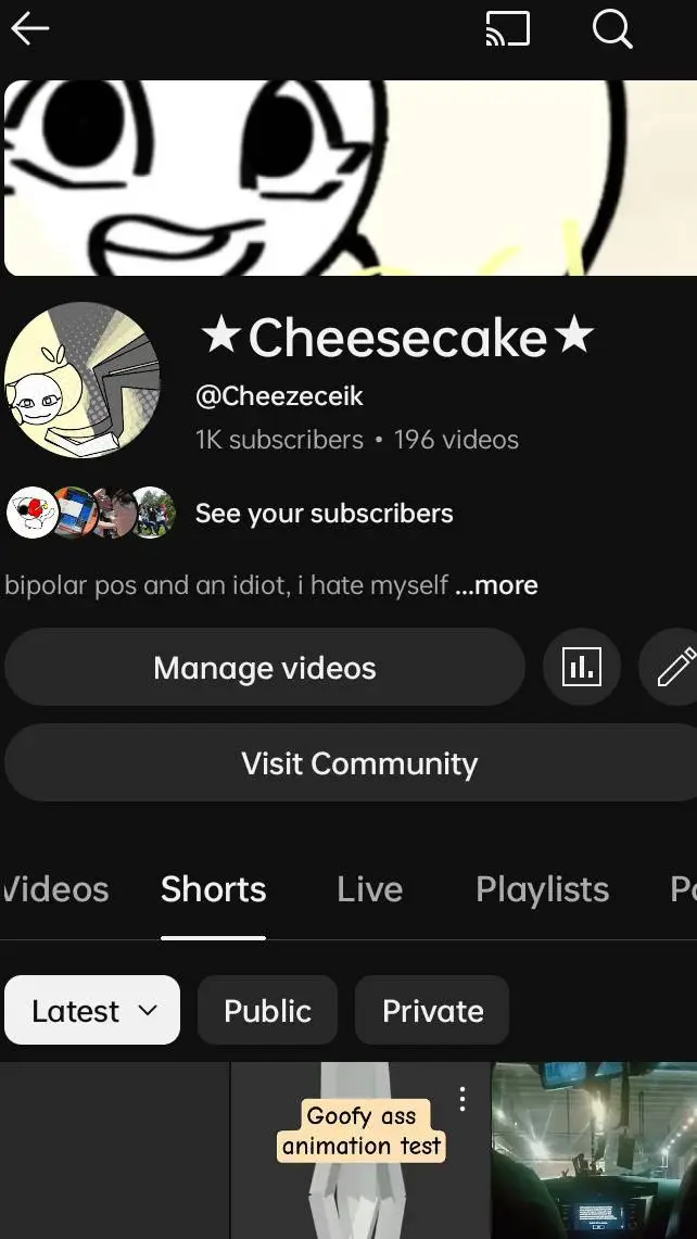 ai character: Me(oc) background