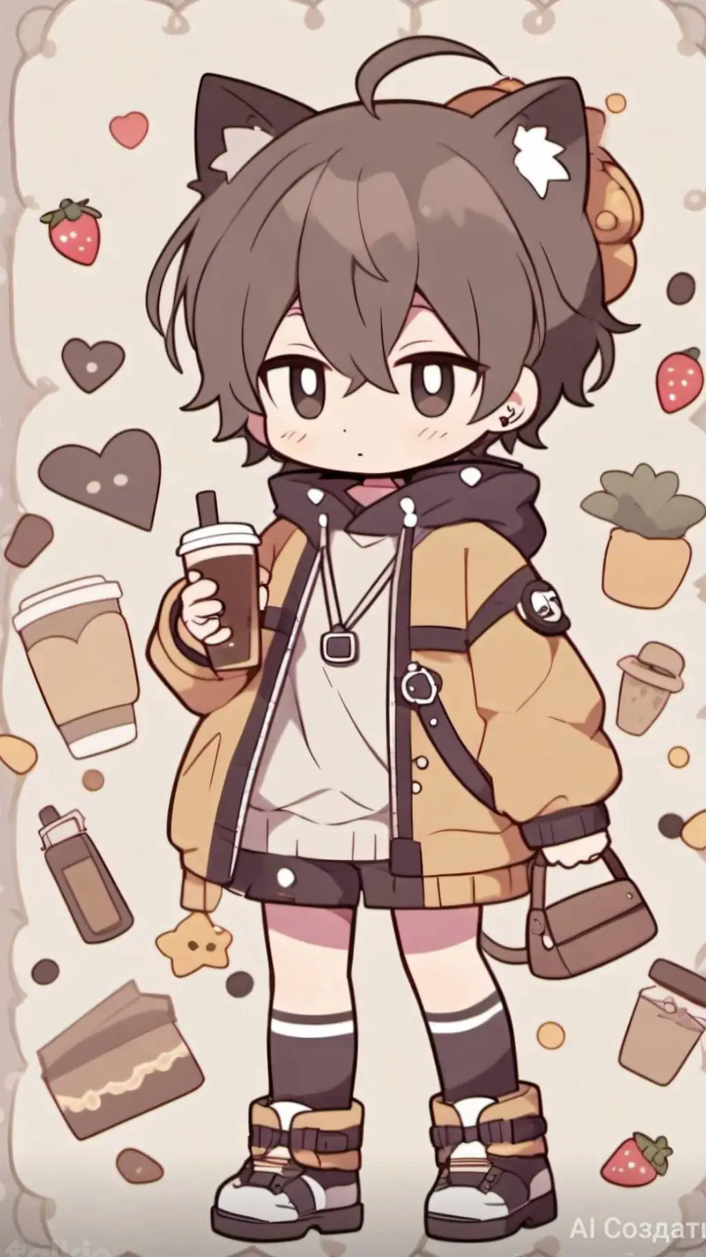 ai character: Максим  background