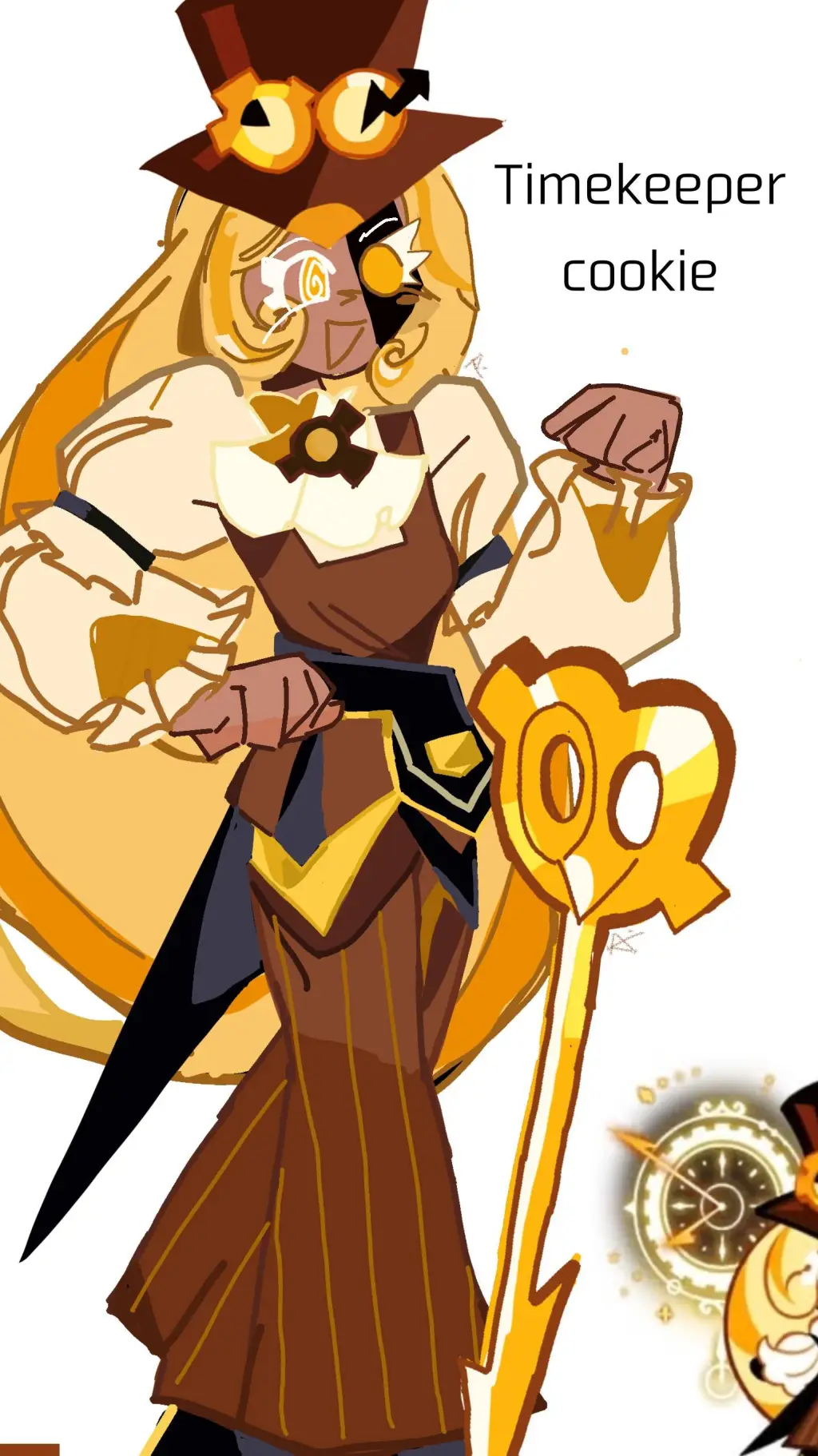 ai character: TimeKeeper Cookie background