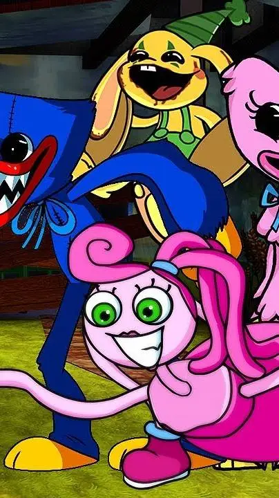 ai character: 🎵Fnf vs Poppy P🎶 background