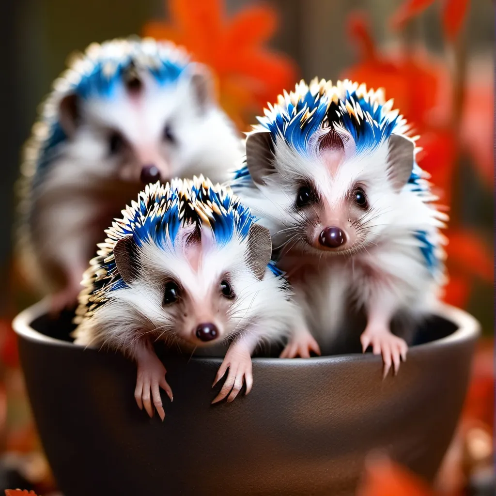 chat with ai character: hedgehog family